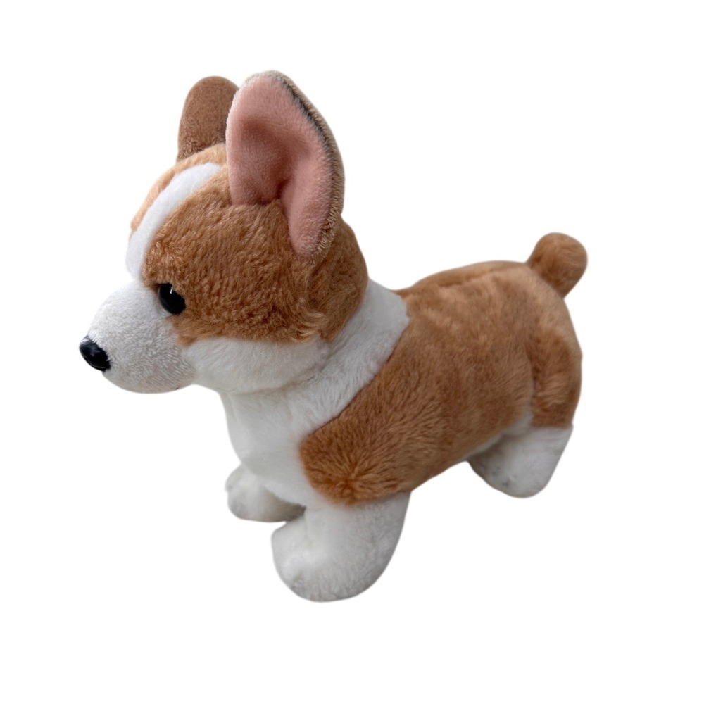 Aurora World Corgi Plush Purely Luxe Stuffed Animal Dog Tan White 12 Inch Toy